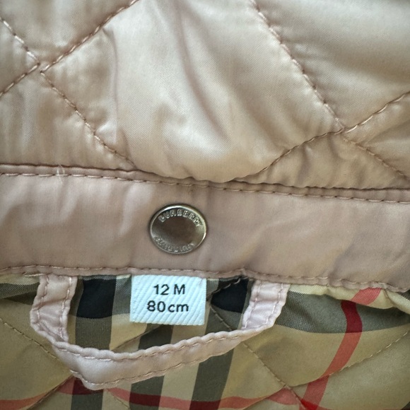 Blush 12month Burberry jacket - Picture 4 of 4